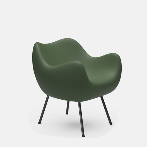 Poltrona contemporanea - RM58  - 366 Concept - in polietilene / in polietilene / nera
