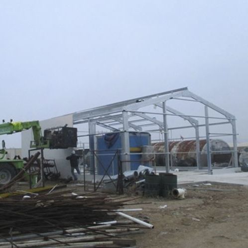 Capannone in acciaio galvanizzato - SIEMENS LOGISTICAL STORAGE UNIT AND OFFICE BUILDING - APEC Smart Steel Structures