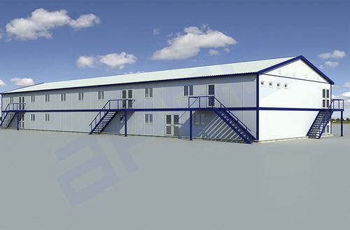 Edificio container - BP - APEC Smart Steel Structures - in acciaio / su ossatura metallica / per fabbrica