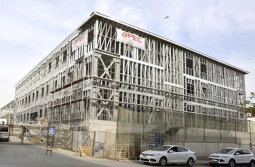 Edificio prefabbricato - ISTANBUL UNIVERSITY CERRAHPASA MEDICAL SCHOOL AND HOSPITAL - APEC Smart Steel Structures - in calcestruzzo / in acciaio / su ossatura metallica