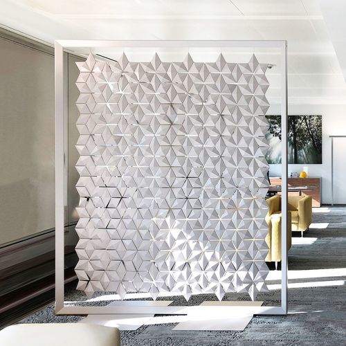 Separatore di spazi in alluminio - FACET  - Bloomming - in acciaio inossidabile / in PC/ABS / grigio