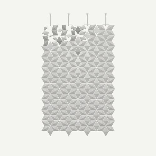 Separatore di spazi sospeso - Facet - Bloomming - in alluminio / in acciaio inossidabile / in PC/ABS