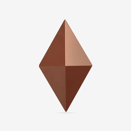 Separatore di spazi in castagno - FACET COLOR CHESTNUT - Bloomming - in PC/ABS / contract / marrone