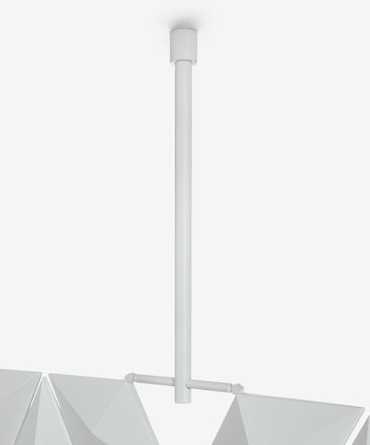 Struttura per soffitto in acciaio inossidabile spazzolato - FACET - Bloomming - in alluminio / ad isola / per ufficio
