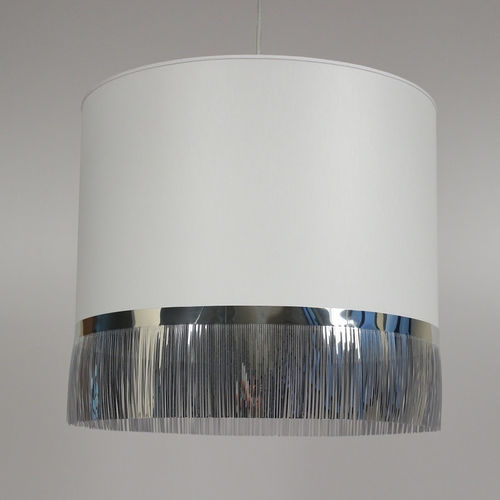 Lampada a sospensione - M022 - IPSILON PARALUMI - in cromo / in seta / in PVC