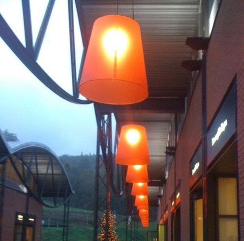 Lampada a sospensione - S023 - IPSILON PARALUMI - in policarbonato / contemporanea / con cavo