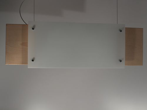 Lampada a sospensione - P003 - IPSILON PARALUMI - in legno massiccio / in Plexiglas® / contemporanea