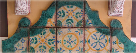 Piastrella in ceramica - ANTICO BORGO DECORO 01 - SCIANNA CERAMICHE - da interno / da pavimento / da parete