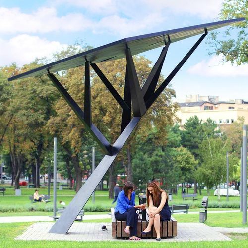 Stazione di ricarica per telefono cellulare - TREE - Strawberry Energy - solare