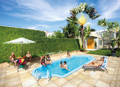 Piscina da esterno - ROMA - BELLAGIO GROUP - interrata / in fibra di vetro