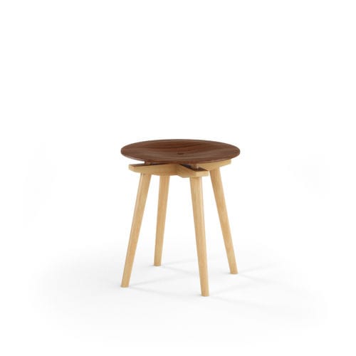 Sgabello design scandinavo - CC - REX KRALJ - in rovere / in noce