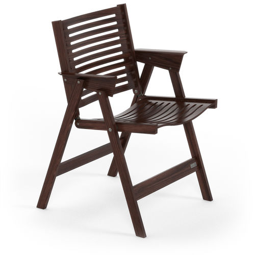 Sedia design scandinavo - REX KRALJ - da interno / in noce / pieghevole