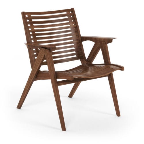 Poltrona design scandinavo - REX KRALJ - in noce