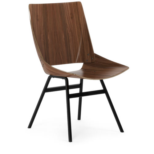 Sedia design scandinavo - SHELL    - REX KRALJ - da interno / in rovere / in noce