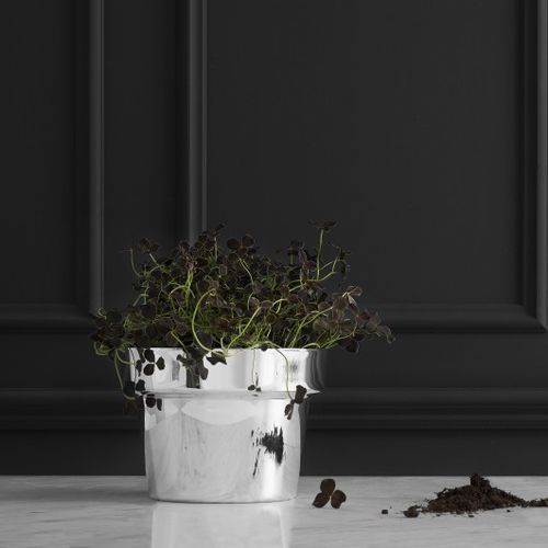Vaso da giardino in lamiera - SKULTUNA - in rame / rotondo / conico