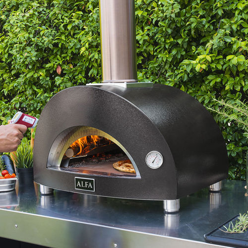 Forno a pizza per uso residenziale - MODERNO 1 Pizza - Alfa Forni - a legna / a gas / a libera installazione