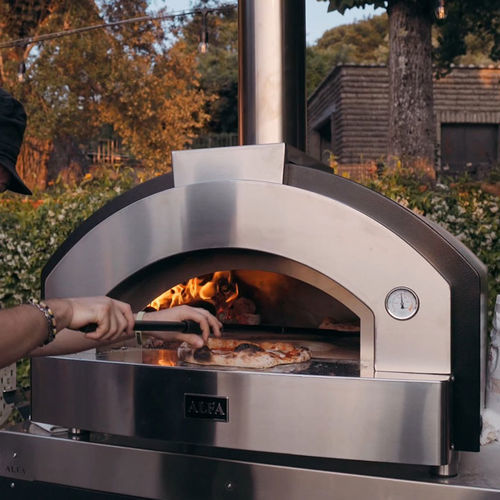 Forno a pizza professionale - QUICK 2 Pizze - Alfa Forni - a gas / a legna / compatto
