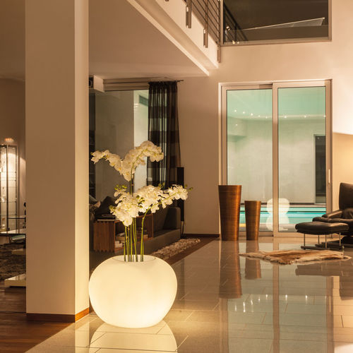 Fioriera in polietilene - STORUS IV - Degardo GmbH - su misura / luminosa / contemporanea
