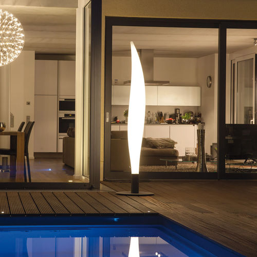 Colonna luminosa contemporanea - LUNOCS FLAME  - Degardo GmbH - in metallo / in polietilene / LED