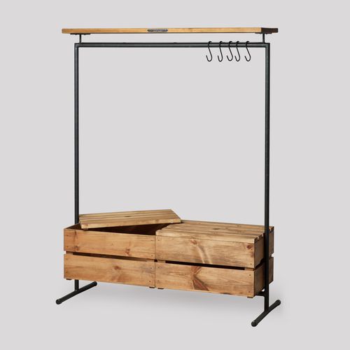 Espositore per abbigliamento - NOODLES NOODLES & NOODLES CORP. - in legno / per uso residenziale / per negozio