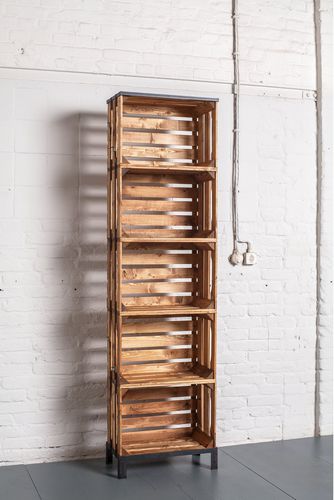 Scaffale contemporaneo - DIY CRATE 1/05 - NOODLES NOODLES & NOODLES CORP. - in legno / contract / per negozio