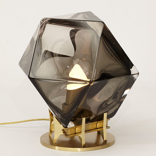 Lampada da tavolo - WELLES - Gabriel Scott - in metallo / in vetro soffiato / in alabastro