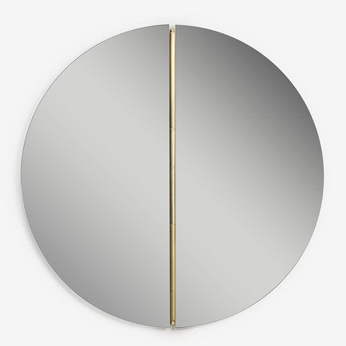 Specchio a muro - RONDÒ - MINGARDO - contemporaneo / rotondo / in ottone