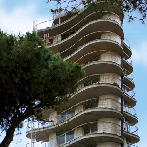 Cassaforma per getti contro terra - Arbloc srl - curva / in polistirene / per balcone