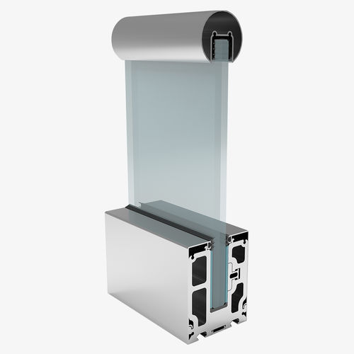 Ringhiera in vetro - SMARTBASE 80-101 - ARFEN - in alluminio / pannelli in vetro / da interno