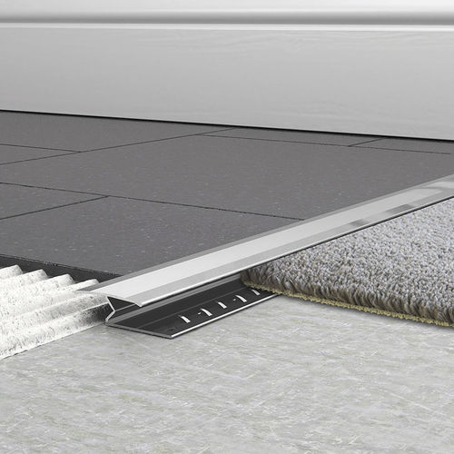Profilato di transizione in alluminio - KF28 - ARFEN - per piastrelle / per moquette / antiscivolo