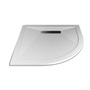 Piatto doccia d'angolo - 1189205 - Aqualux Bathroom Design - da appoggio / ultrapiatto / ghisa minerale