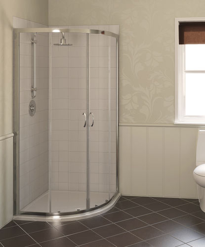 Parete doccia scorrevole - AQUA4: 11740 SERIES - Aqualux Bathroom Design - curva / d'angolo