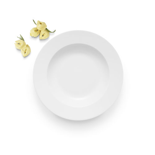 Piatto fondo - PASTA - eva solo - rotondo / in porcellana / per ristorante gourmet