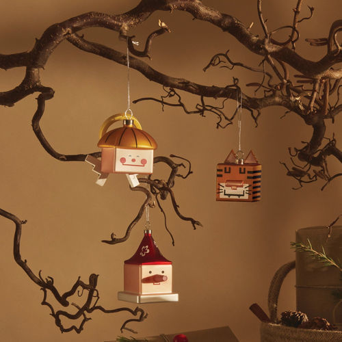 Decorazione natalizia in acciaio inossidabile - Quadratigra - ALESSI S.P.A. - residenziale