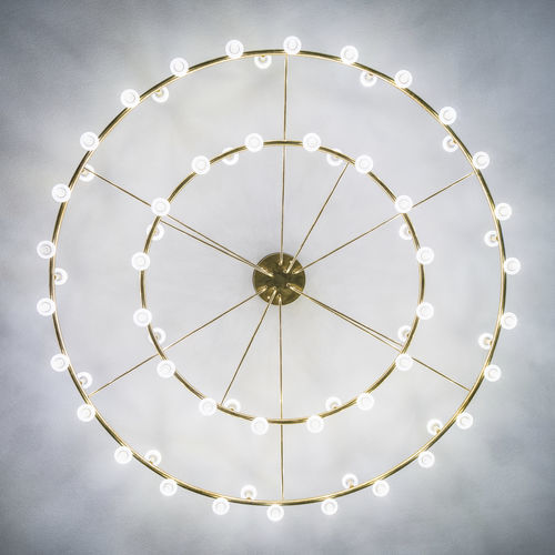 Lampadario contemporaneo - Stardust  - ORSJO - in ottone / in vetro / da 12 lampadine