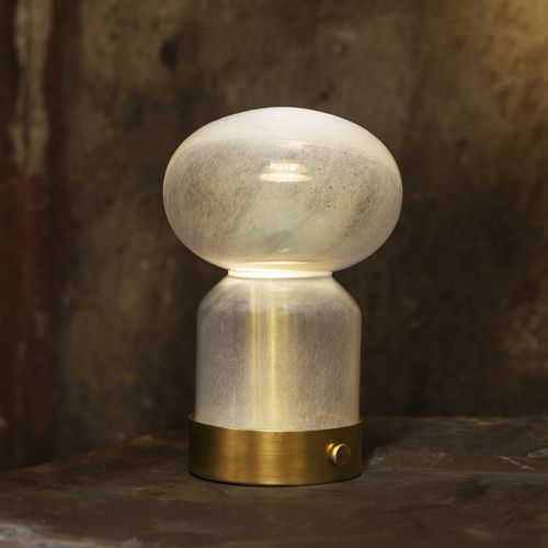 Lampada da tavolo - Essence  - ORSJO - in rame / in ottone grezzo / in vetro soffiato