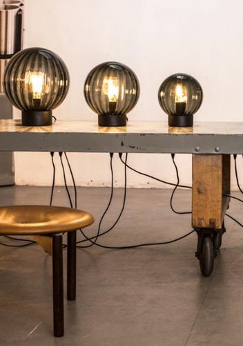 Lampada da tavolo - WALDORF - Ruben Lighting - in vetro / contemporanea / con cavo