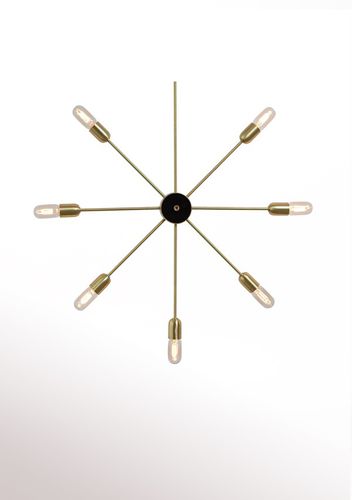 Lampadario contemporaneo - ASTORIA 7 - Ruben Lighting - in ottone / in ferro / fatto a mano