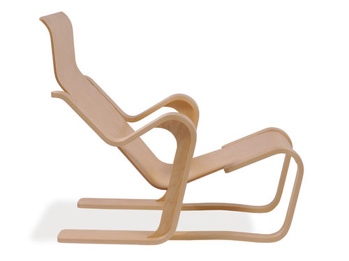 Sedia contemporanea - Isokon Plus - da interno / in legno / per uso residenziale