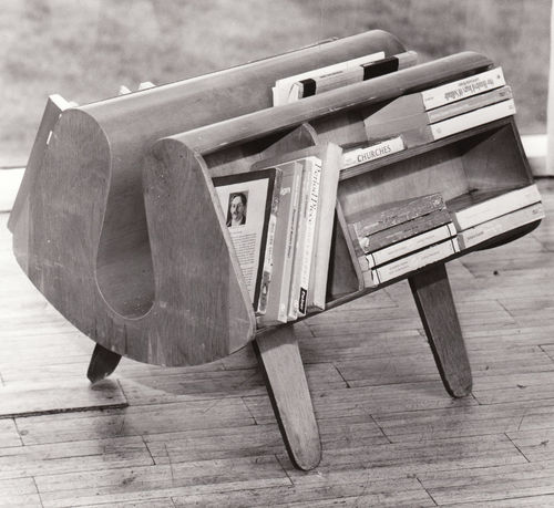 Portariviste contemporaneo - PENGUIN DONKEY - Isokon Plus - per uso residenziale / in legno