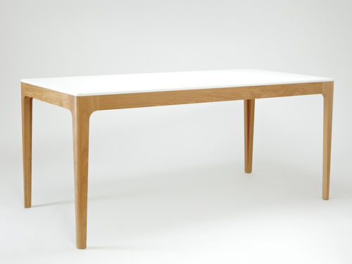 Tavolo da pranzo contemporaneo - HOME  - Isokon Plus - in Corian® / in rovere / in legno laccato