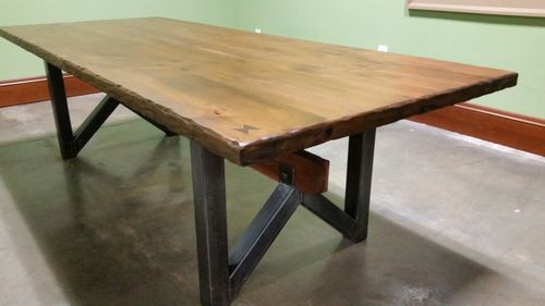 Tavolo da pranzo contemporaneo - AppWood - in legno massiccio / rettangolare / per uso residenziale