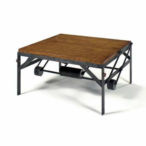 Tavolino basso contemporaneo - WR- 24 - AppWood - in legno / quadrato / trasformabile