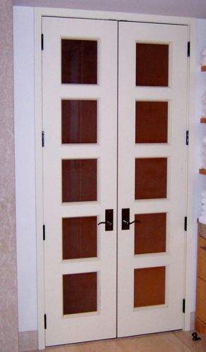 Porta da interno - AW 101 - AppWood - in legno / battente / vetrata