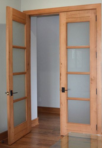 Porta da interno - AW 107 - AppWood - in legno / battente / vetrata