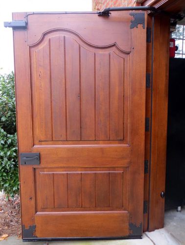 Porta battente per garage - CAUDLE CARRIAGE - AppWood - in legno / automatica