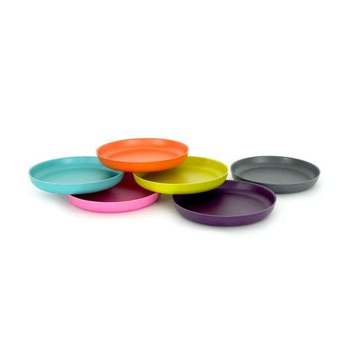 Piatto per dessert - KIDS SMALL - Ekobo - rotondo / in melamina alimentare / in fibra di bambù