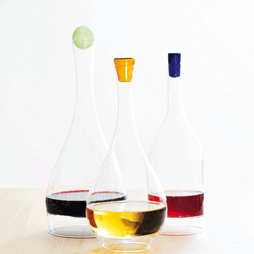 Caraffa in vetro soffiato - CARAFE PERCHÉE RONDE - L’Atelier du Vin - contract