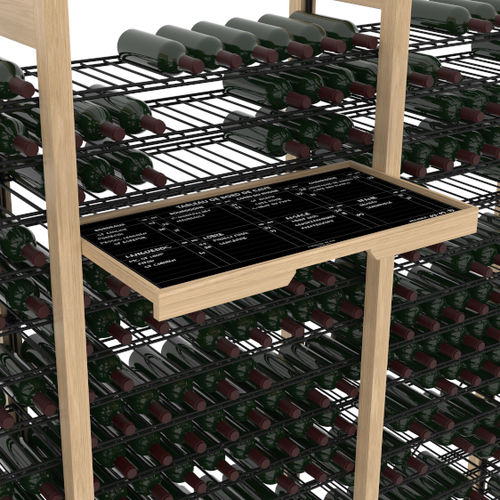 Cantinetta professionale - 006015-7  - L’Atelier du Vin - installazione libera / impiallacciata in legno / in ardesia