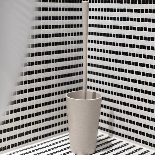 Scopino per WC in termoplastica - RIO - Koziol - da pavimento / per stanza da bagno